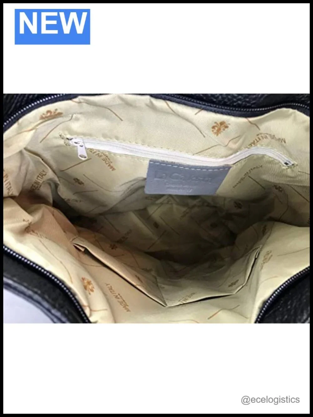 Italian Leather Convertible Backpack Tote Purse 3-in-1 Travel Work